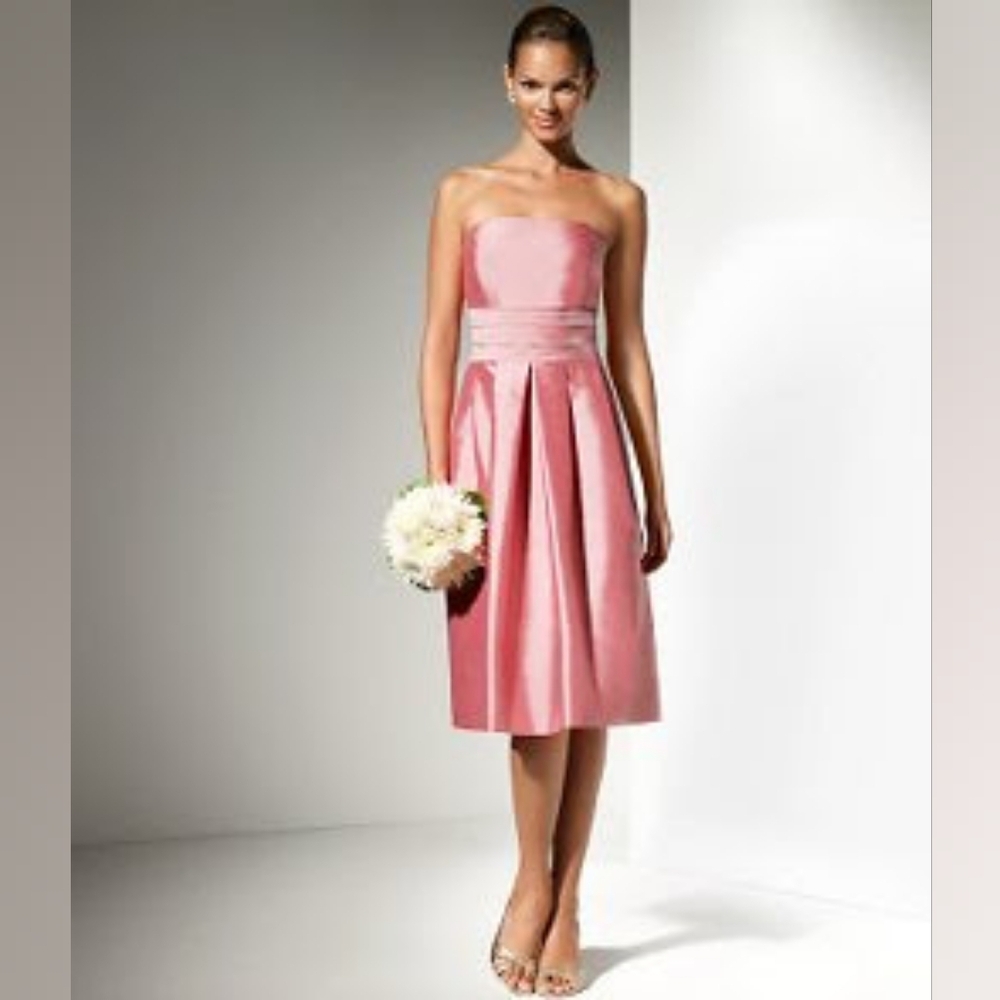 NWT Ann Taylor Elegant Pink Strapless Dress *2008*